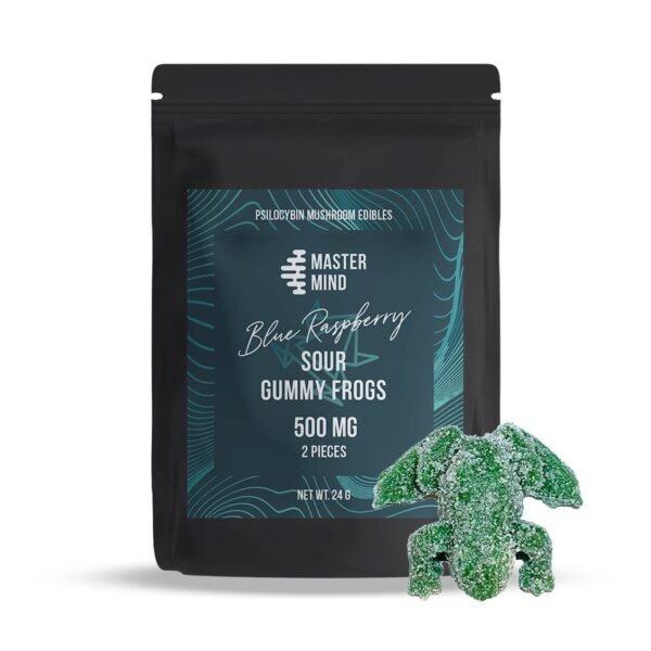 Mastermind - Blue Raspberry Sour Gummy Frogs (1000mg)